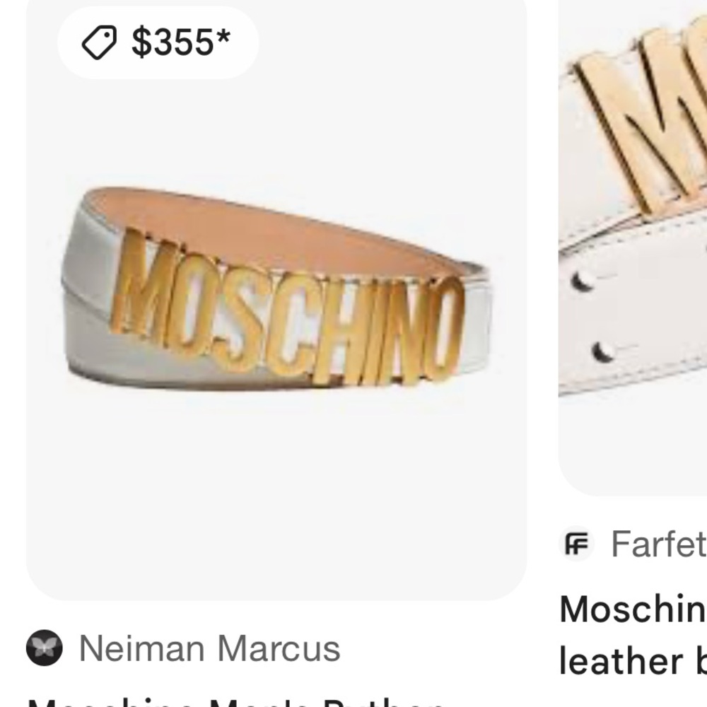 Moschino belt